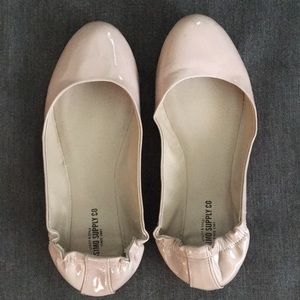 Nude flats. Super comfy!